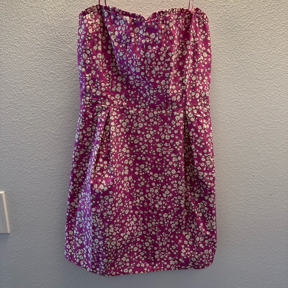 Pink Strapless Dress
